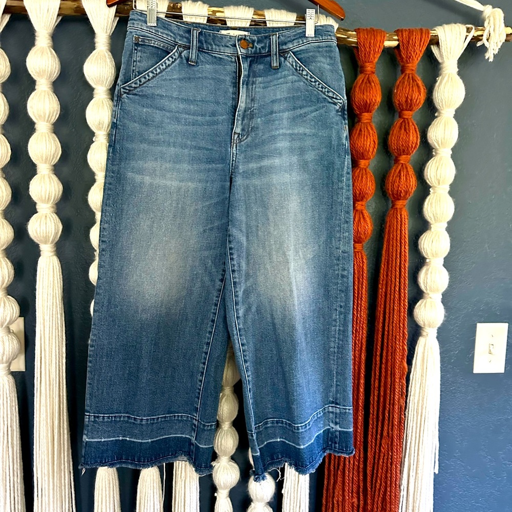 Madewell cropped wide leg